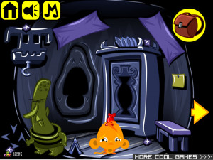 Игра Счастливая Обезьянка 674: Странный Мир — Глава 3 (Monkey GO Happy Stage 674: Weird World Chapter — 3) — играть онлайн бесплатно (изображение №5)