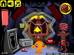 Игра Счастливая Обезьянка 676: Странный Мир — Глава 4 (Monkey GO Happy Stage 676: Weird World Chapter — 4) — играть онлайн бесплатно (изображение №2)