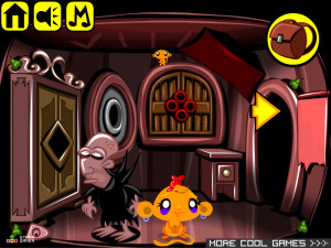 Игра Счастливая Обезьянка 676: Странный Мир — Глава 4 (Monkey GO Happy Stage 676: Weird World Chapter — 4) — играть онлайн бесплатно (изображение №5)