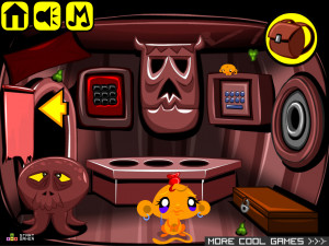 Игра Счастливая Обезьянка 676: Странный Мир — Глава 4 (Monkey GO Happy Stage 676: Weird World Chapter — 4) — играть онлайн бесплатно (изображение №6)