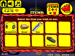 Игра Счастливая Обезьянка 677: Не Вижу Зла. Не Слушай Зла, Не Говори Зла (Monkey GO Happy Stage 677: Alfred Hitchcock's Psycho / Saw movies / See No Evil. Hear No Evil, Speak No Evil) — играть онлайн бесплатно (изображение №4)