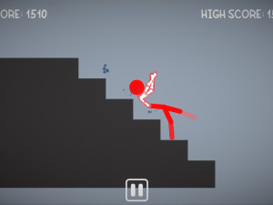 Игра Падение Красного Стикмена (Fall Red Stickman) — играть онлайн бесплатно (изображение №2)