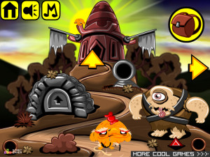 Игра Счастливая Обезьянка 678: Странный Мир — Глава 5 (Monkey GO Happy Stage 678: Weird World Chapter — 5) — играть онлайн бесплатно (изображение №2)