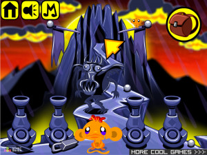 Игра Счастливая Обезьянка 680: Странный Мир — Глава 6 (Monkey GO Happy Stage 680: Weird World Chapter — 6) — играть онлайн бесплатно (изображение №2)