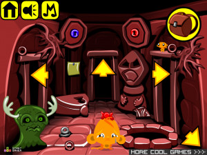 Игра Счастливая Обезьянка 682: Странный Мир — Глава 7 (Monkey GO Happy Stage 682: Weird World Chapter — 7) — играть онлайн бесплатно (изображение №3)