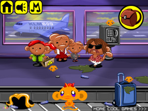 Игра Счастливая Обезьянка 683: 12 Обезьян (Monkey GO Happy Stage 683: 12 Monkeys) — играть онлайн бесплатно (изображение №2)