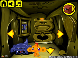 Игра Счастливая Обезьянка 684: Странный Мир — Глава 8 (Monkey GO Happy Stage 684: Weird World Chapter — 8) — играть онлайн бесплатно (изображение №4)