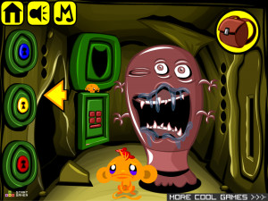 Игра Счастливая Обезьянка 684: Странный Мир — Глава 8 (Monkey GO Happy Stage 684: Weird World Chapter — 8) — играть онлайн бесплатно (изображение №6)