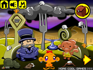 Игра Счастливая Обезьянка 687: Магнат Туалетной Бумаги (Monkey GO Happy Stage 687: Surreal Arts Toilet Paper Tycoon / Astrology) — играть онлайн бесплатно (изображение №3)