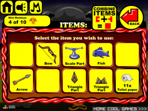 Игра Счастливая Обезьянка 687: Магнат Туалетной Бумаги (Monkey GO Happy Stage 687: Surreal Arts Toilet Paper Tycoon / Astrology) — играть онлайн бесплатно (изображение №4)