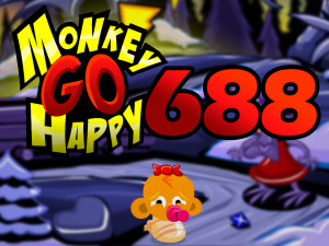 Игра Счастливая Обезьянка 688: Странный Мир — Глава 10 (Monkey GO Happy Stage 688: Weird World Chapter — 10) — играть онлайн бесплатно (изображение №1)
