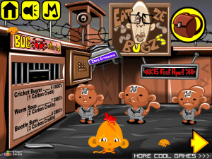 Игра Счастливая Обезьянка 689 (Monkey GO Happy Stage 689: Monkeys living in a recession / Food Shortage 2022/ CBDC / WEF / Energy Crisis / The Great Reset eating BUGS) — играть онлайн бесплатно (изображение №2)