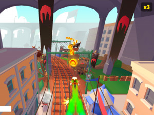 Игра Сабвей Серф: Фэнтези Фест (Subway Surfers World Tour: Fantasy Fest) — играть онлайн бесплатно (изображение №8)