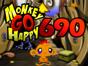Игра Счастливая Обезьянка 690: Странный Мир — Глава 11 (Monkey GO Happy Stage 690: Weird World Chapter — 11) — играть онлайн бесплатно (изображение №1)