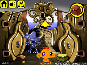 Игра Счастливая Обезьянка 690: Странный Мир — Глава 11 (Monkey GO Happy Stage 690: Weird World Chapter — 11) — играть онлайн бесплатно (изображение №2)