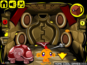 Игра Счастливая Обезьянка 690: Странный Мир — Глава 11 (Monkey GO Happy Stage 690: Weird World Chapter — 11) — играть онлайн бесплатно (изображение №3)