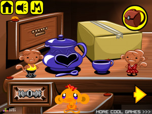 Игра Счастливая Обезьянка 691 (Monkey GO Happy Stage 691: Shrunken World, Monkey Game with word puzzles Spy VS Spy Theme) — играть онлайн бесплатно (изображение №2)