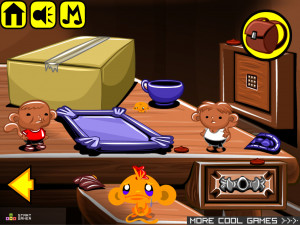 Игра Счастливая Обезьянка 691 (Monkey GO Happy Stage 691: Shrunken World, Monkey Game with word puzzles Spy VS Spy Theme) — играть онлайн бесплатно (изображение №4)