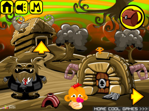 Игра Счастливая Обезьянка 692: Странный Мир — Глава 12 (Monkey GO Happy Stage 692: Weird World Chapter — 12) — играть онлайн бесплатно (изображение №2)