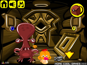 Игра Счастливая Обезьянка 692: Странный Мир — Глава 12 (Monkey GO Happy Stage 692: Weird World Chapter — 12) — играть онлайн бесплатно (изображение №5)