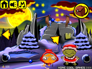 Игра Счастливая Обезьянка 694: Костюм Санты (Monkey GO Happy Stage 694: Santa Suit) — играть онлайн бесплатно (изображение №3)