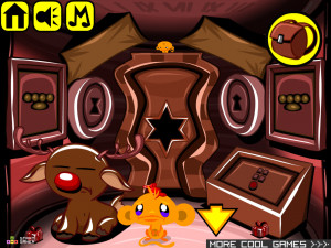 Игра Счастливая Обезьянка 695: Сочельник (Monkey GO Happy Stage 695: Christmas Eve) — играть онлайн бесплатно (изображение №5)