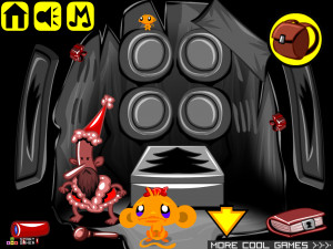 Игра Счастливая Обезьянка 695: Сочельник (Monkey GO Happy Stage 695: Christmas Eve) — играть онлайн бесплатно (изображение №6)