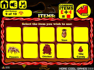 Игра Счастливая Обезьянка 697: Мальчик и Его Телевизор (Monkey GO Happy Stage 697: A boy finds out there is a world inside of his TV Happy NEW YEAR) — играть онлайн бесплатно (изображение №4)