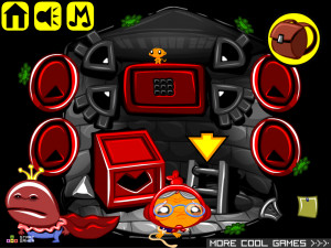 Игра Счастливая Обезьянка 698: Ящерица-Дракон (Monkey GO Happy Stage 698: DRAZARD - The Dragon Lizard) — играть онлайн бесплатно (изображение №4)