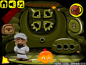 Игра Счастливая Обезьянка 703: Скрытая Статуя — Глава 1 (Monkey GO Happy Stage 703: The Hidden Statue Chapte — 1) — играть онлайн бесплатно (изображение №4)