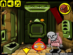 Игра Счастливая Обезьянка 705: Скрытая Статуя — Глава 2 (Monkey GO Happy Stage 705: The Hidden Statue Chapte — 2) — играть онлайн бесплатно (изображение №3)