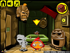 Игра Счастливая Обезьянка 705: Скрытая Статуя — Глава 2 (Monkey GO Happy Stage 705: The Hidden Statue Chapte — 2) — играть онлайн бесплатно (изображение №4)