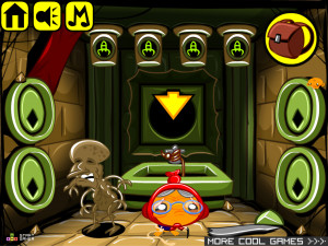 Игра Счастливая Обезьянка 705: Скрытая Статуя — Глава 2 (Monkey GO Happy Stage 705: The Hidden Statue Chapte — 2) — играть онлайн бесплатно (изображение №6)