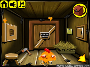 Игра Счастливая Обезьянка 706 (Monkey GO Happy Stage 706: Comic Figures, the Secret of Their Four-Fingered Hands Cicadas Honeymoon Monkeys of the corn) — играть онлайн бесплатно (изображение №3)
