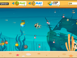 Игра Рыба Ест Рыбу и Становится Большой (Fish Eat Getting Big) — играть онлайн бесплатно (изображение №3)