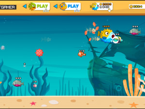 Игра Рыба Ест Рыбу и Становится Большой (Fish Eat Getting Big) — играть онлайн бесплатно (изображение №5)