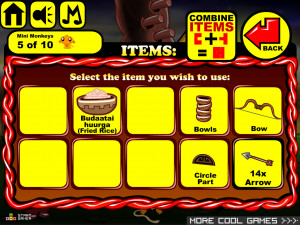 Игра Счастливая Обезьянка 708 (Monkey GO Happy Stage 708: Building a monkey tree house Mongolian culture and customs) — играть онлайн бесплатно (изображение №4)