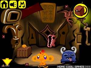 Игра Счастливая Обезьянка 709: Скрытая Статуя — Глава 4 (Monkey GO Happy Stage 709: The Hidden Statue Chapte — 4) — играть онлайн бесплатно (изображение №3)