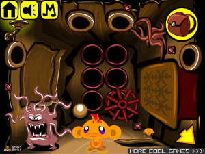 Игра Счастливая Обезьянка 709: Скрытая Статуя — Глава 4 (Monkey GO Happy Stage 709: The Hidden Statue Chapte — 4) — играть онлайн бесплатно (изображение №6)