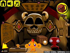 Игра Счастливая Обезьянка 709: Скрытая Статуя — Глава 4 (Monkey GO Happy Stage 709: The Hidden Statue Chapte — 4) — играть онлайн бесплатно (изображение №8)