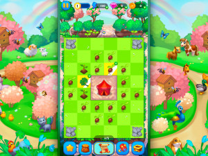 Игра Королевское Ранчо: Объединяй и Собирай (Royal Ranch Merge and Collect) — играть онлайн бесплатно (изображение №2)
