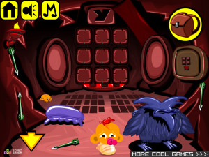 Игра Счастливая Обезьянка 711: Скрытая Статуя — Глава 5 (Monkey GO Happy Stage 711: The Hidden Statue Chapte — 5) — играть онлайн бесплатно (изображение №4)