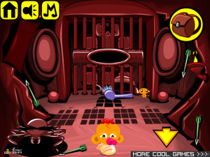 Игра Счастливая Обезьянка 711: Скрытая Статуя — Глава 5 (Monkey GO Happy Stage 711: The Hidden Statue Chapte — 5) — играть онлайн бесплатно (изображение №6)