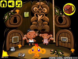 Игра Счастливая Обезьянка 712 (Monkey GO Happy Stage 712: Monkey prepare and rescue the unique animals of New Zealand, northland storm) — играть онлайн бесплатно (изображение №3)