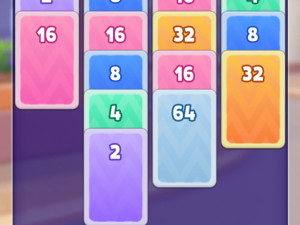 Игра Солитер Мердж: 2048 Карты (X2 Solitaire Merge: 2048 Cards) — играть онлайн бесплатно (изображение №2)