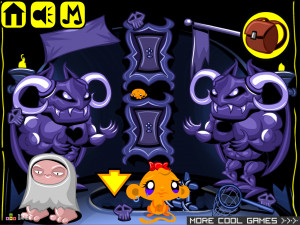 Игра Счастливая Обезьянка 713: Скрытая Статуя — Глава 6 (Monkey GO Happy Stage 713: The Hidden Statue Chapte — 6) — играть онлайн бесплатно (изображение №6)
