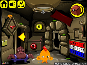 Игра Счастливая Обезьянка 715: Скрытая Статуя — Глава 7 (Monkey GO Happy Stage 715: The Hidden Statue Chapte — 7) — играть онлайн бесплатно (изображение №5)