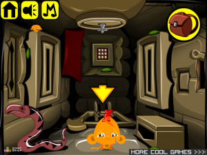 Игра Счастливая Обезьянка 715: Скрытая Статуя — Глава 7 (Monkey GO Happy Stage 715: The Hidden Statue Chapte — 7) — играть онлайн бесплатно (изображение №6)