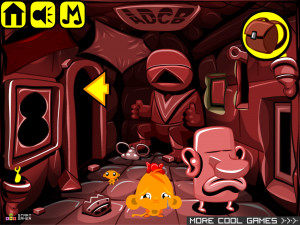 Игра Счастливая Обезьянка 717: Скрытая Статуя — Глава 8 (Monkey GO Happy Stage 717: The Hidden Statue Chapte — 8) — играть онлайн бесплатно (изображение №3)