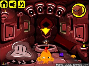 Игра Счастливая Обезьянка 717: Скрытая Статуя — Глава 8 (Monkey GO Happy Stage 717: The Hidden Statue Chapte — 8) — играть онлайн бесплатно (изображение №7)